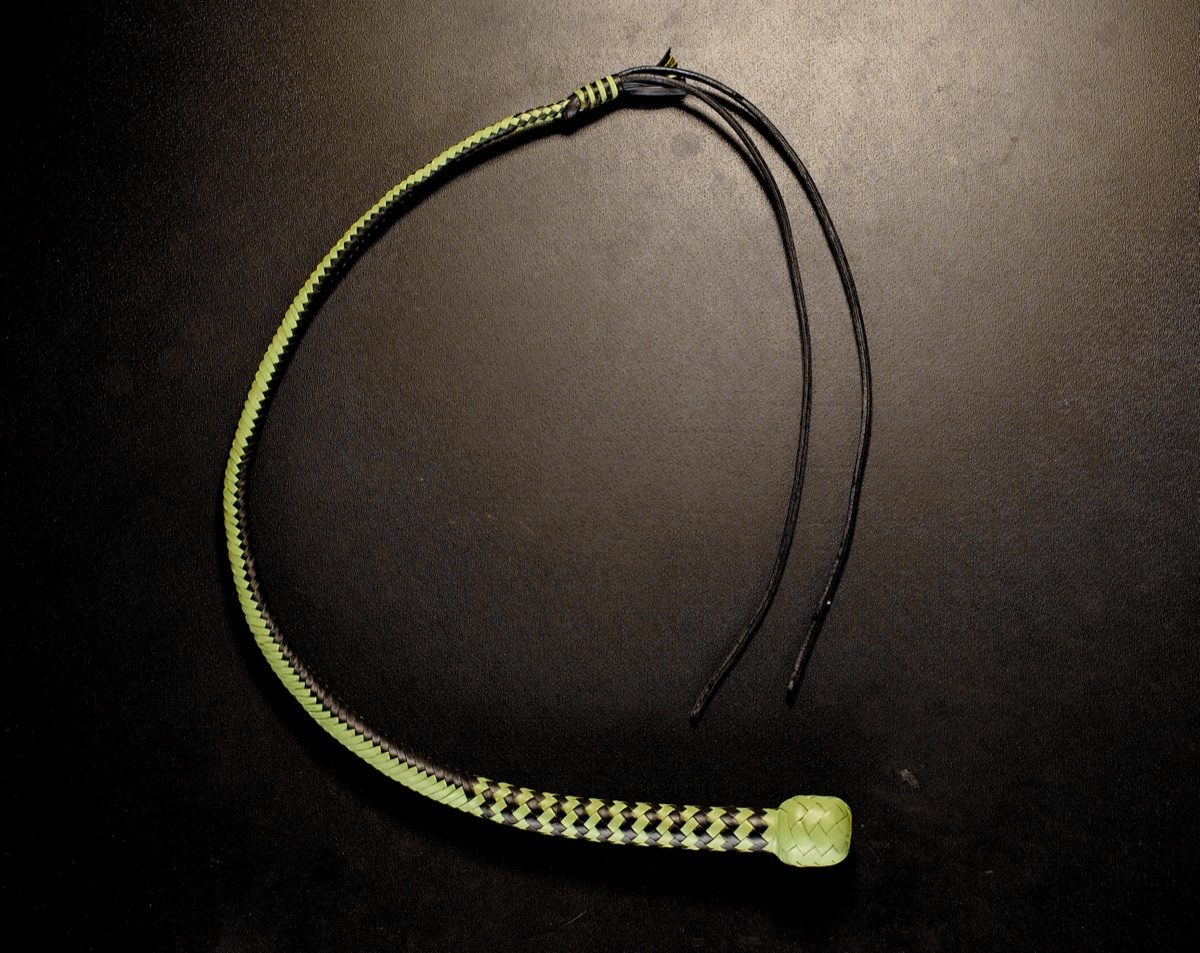 Green Dog Quirt 16 plait